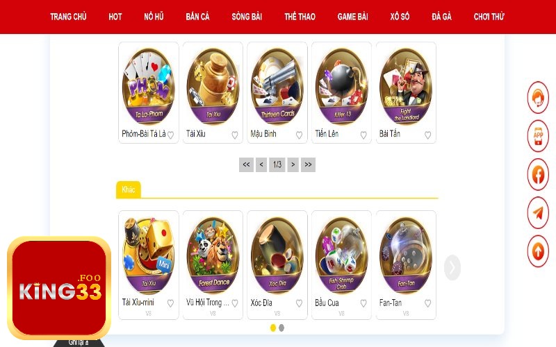 Những tựa game King33 cực chất người chơi không thể bỏ qua