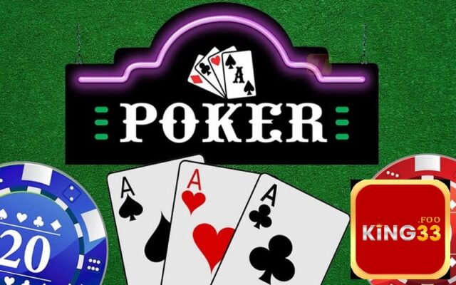 Poker là game bài trí tuệ, có sự hồi hộp và kịch tính qua từng vòng cược